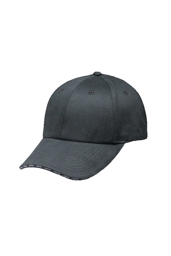 Brim Logo Cap - Black